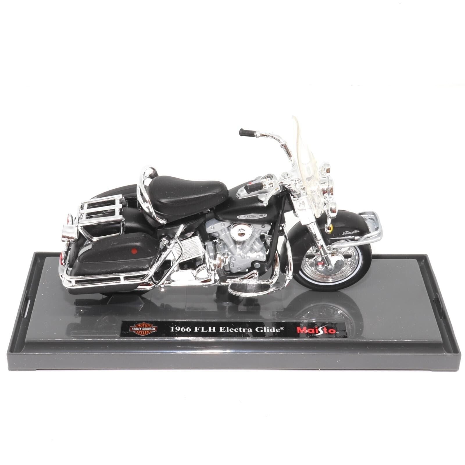 Harley Davidson FLH Electra Glide (1966) Motorcycle [1:18 scale in Black]