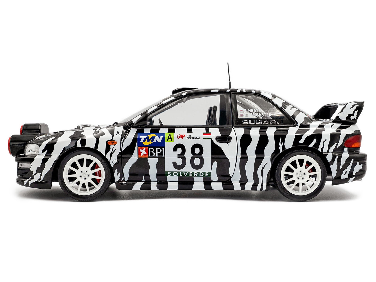 Subaru Impreza S5 WRC99 #38 "Rallye de Portugal" (2001) "Competition" Series 1/18 Diecast Model Car by Solido