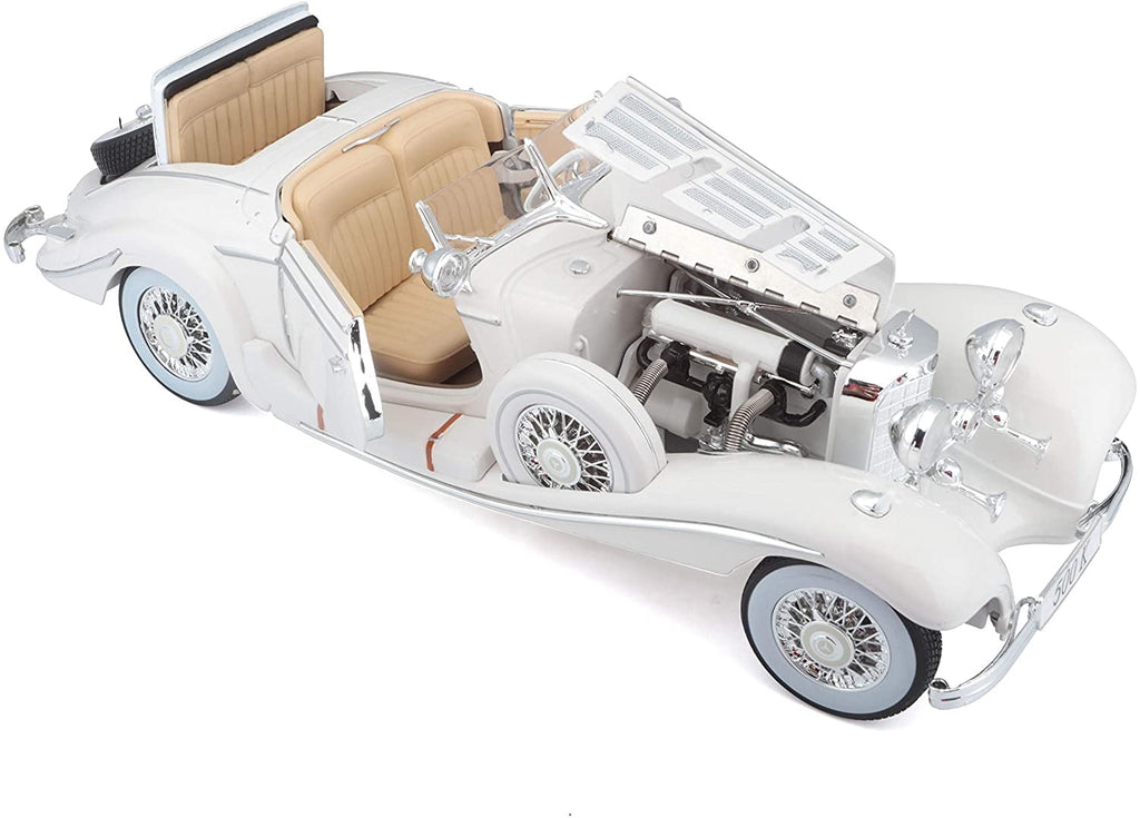 Maisto 1:18 Scale 1936 M-B 500 K Type Specialroadster Diecast Vehicle
