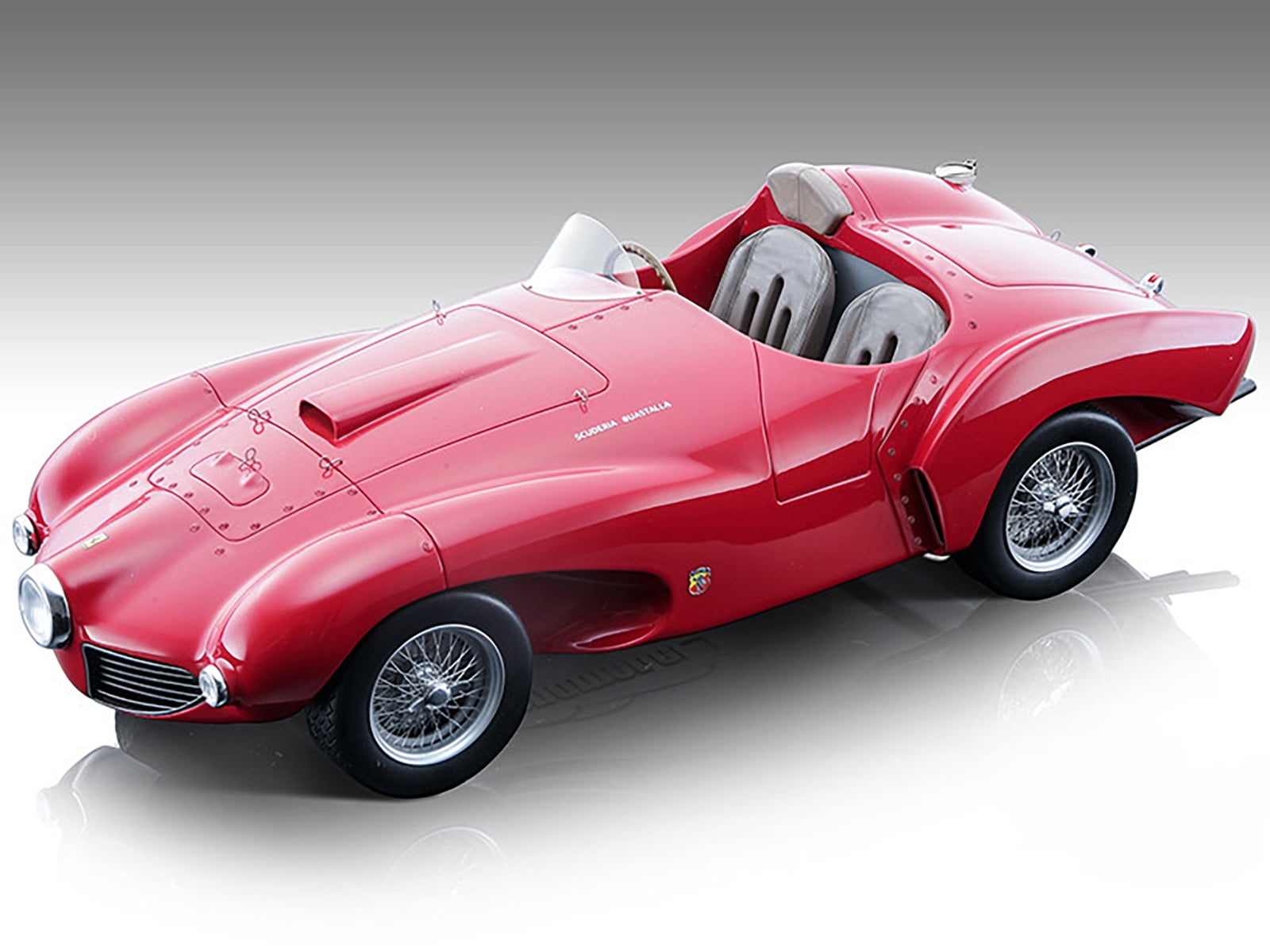 1953 Ferrari 166MM Abarth Red "Press Version" "Mythos Series" Limited Edition to 120 pieces Worldwide Model Car by Tecnomodel