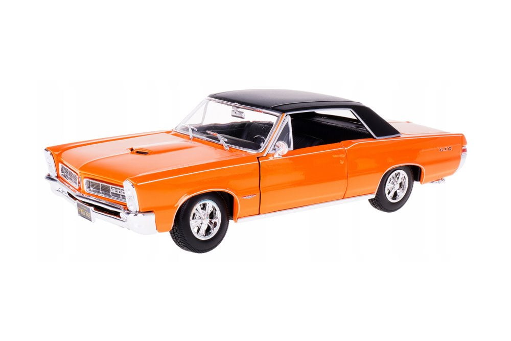1965 Pontiac GTO, Orange - Maisto 31885OR - 1/18 scale Diecast Model Toy Car