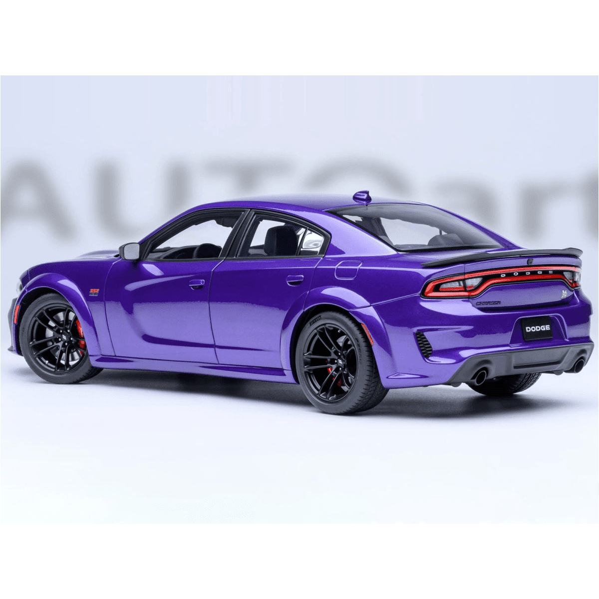 Dodge Charger Scat Pack Widebody Plum Crazy Purple Metallic 1/18 Car Model by Autoart
