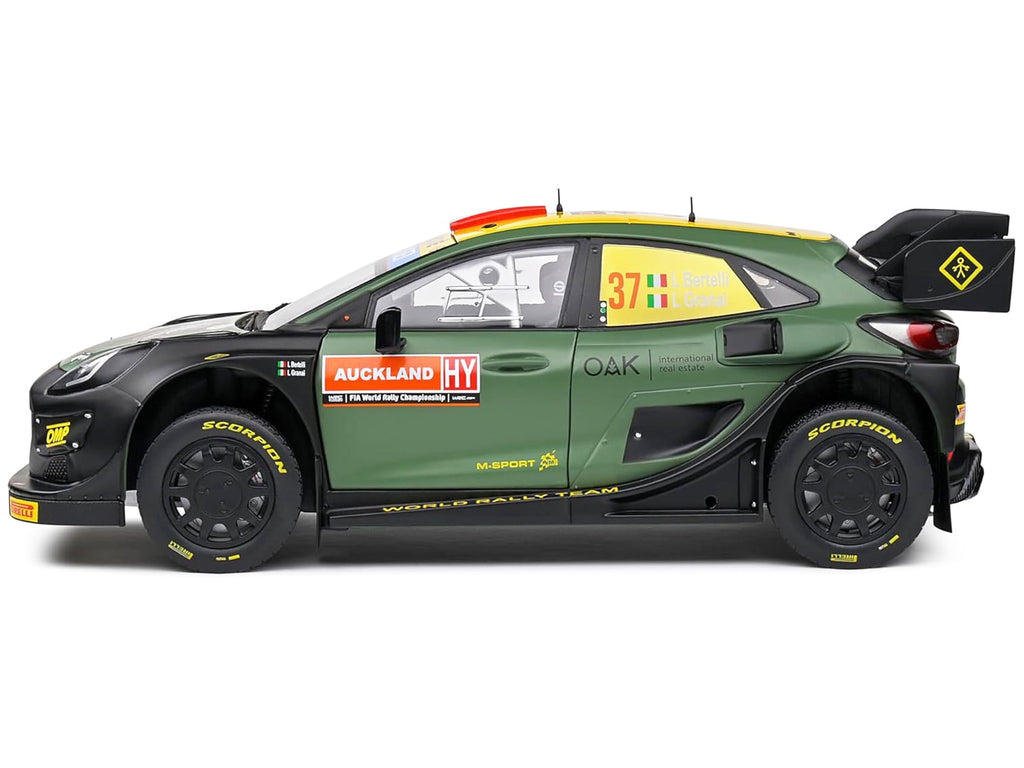 Ford Puma Rally1 Hybrid #37 "Rally New Zealand" (2022) "Competition" 1/18 Diecast Model Car by Solido