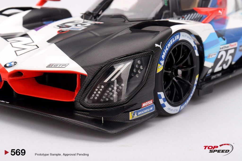 BMW M Hybrid V8 GTP #25 "BMW M Team RLL" "24 Hours of Daytona" (2024) 1/18 Model Car by Top Speed