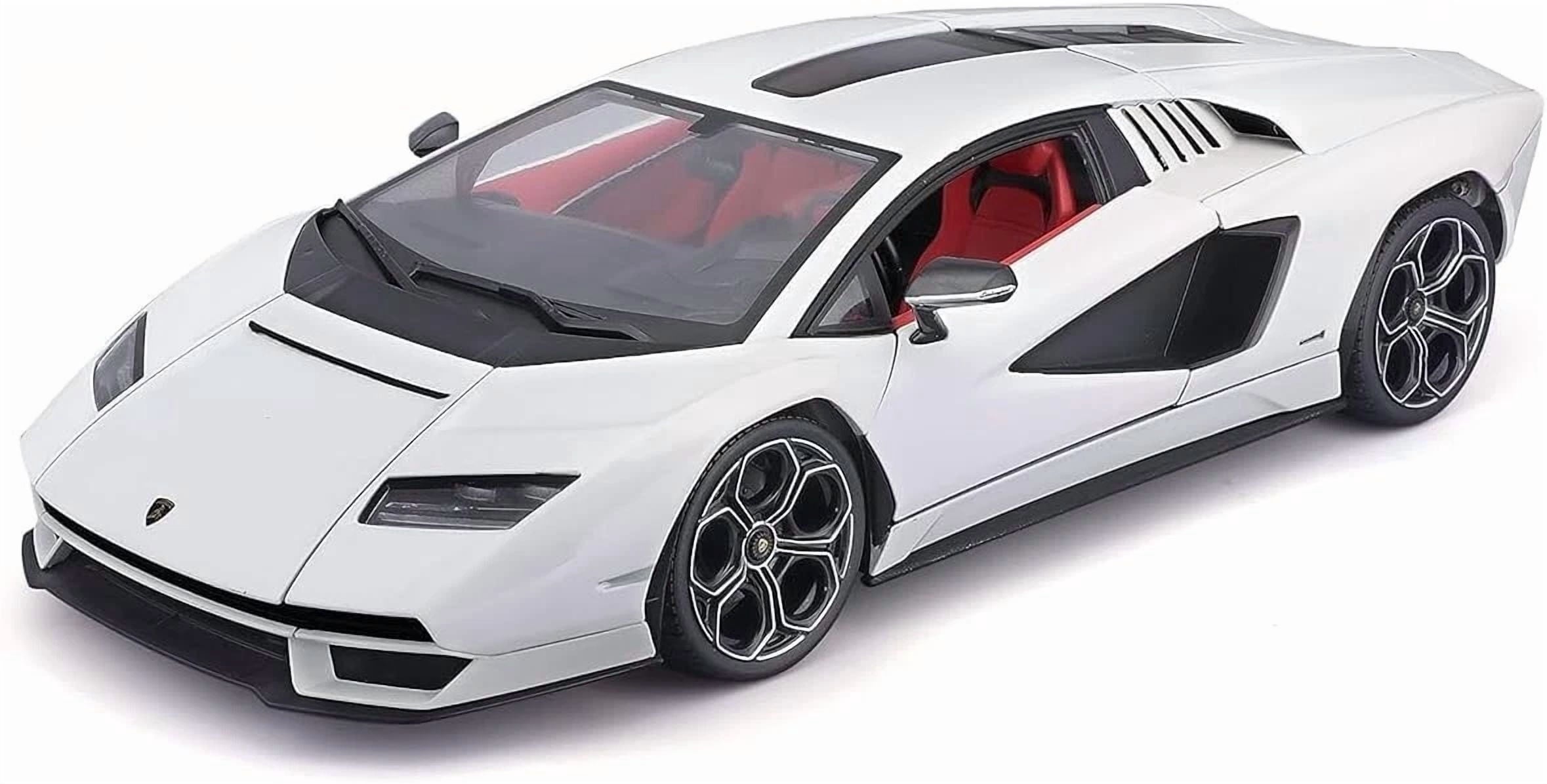 2022 Lamborghini Countach LPI 800-4 ~ White ~ 1:18 Metal Die Cast Car ~ Maisto