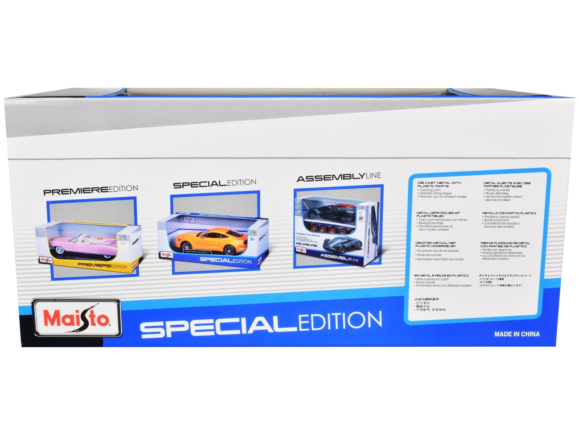2021 Ford GT #98 White "Heritage Edition" 1/18 Diecast Model Car by Maisto