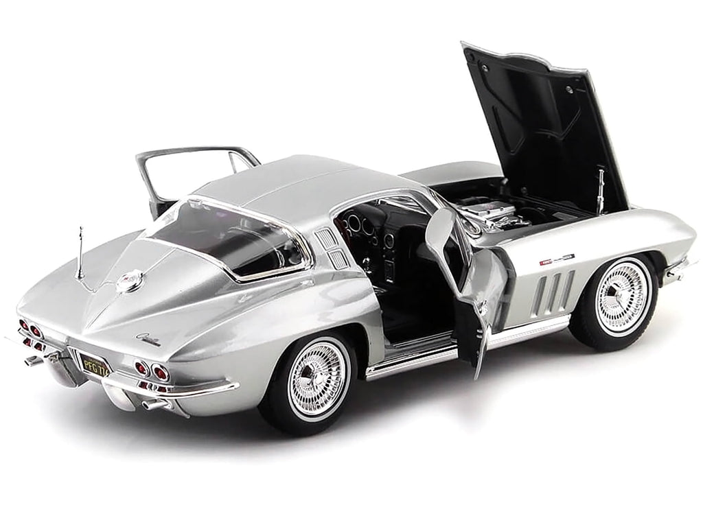 1965 Chevrolet Corvette Silver "Special Edition" 1/18 Diecast Model Car by Maisto