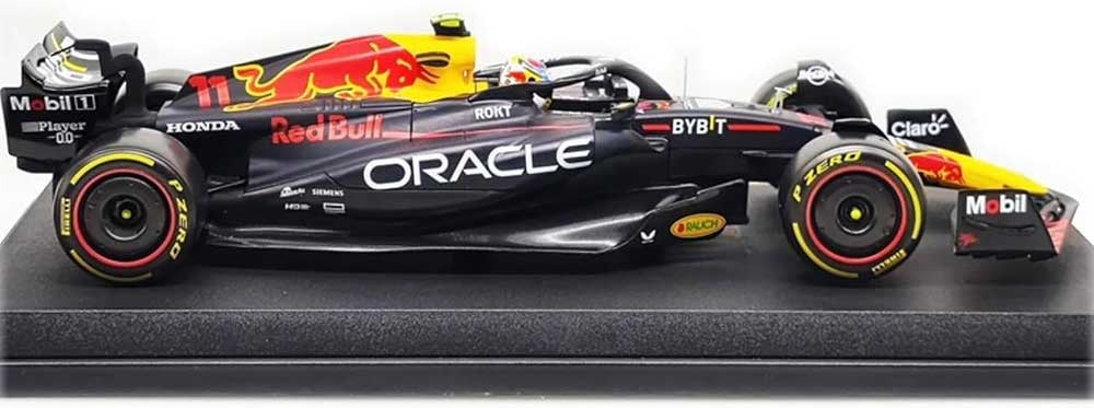 Red Bull Racing RB19 #11 Sergio Perez "Oracle" F1 World Championship (2023) "Race" Series 1/18 Diecast Model Car by Bburago
