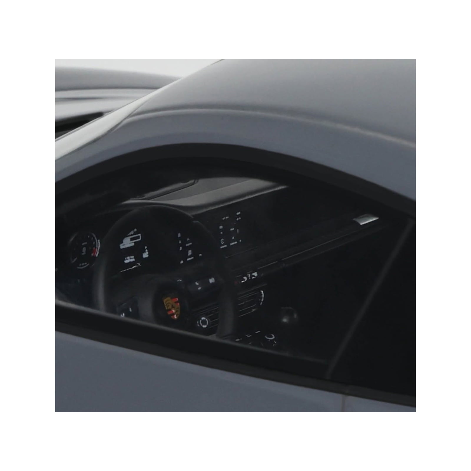 2025 Porsche 911 (992.2) GT3 Touring Gray with Gold Stripe 1/18 Model Car by GT Spirit