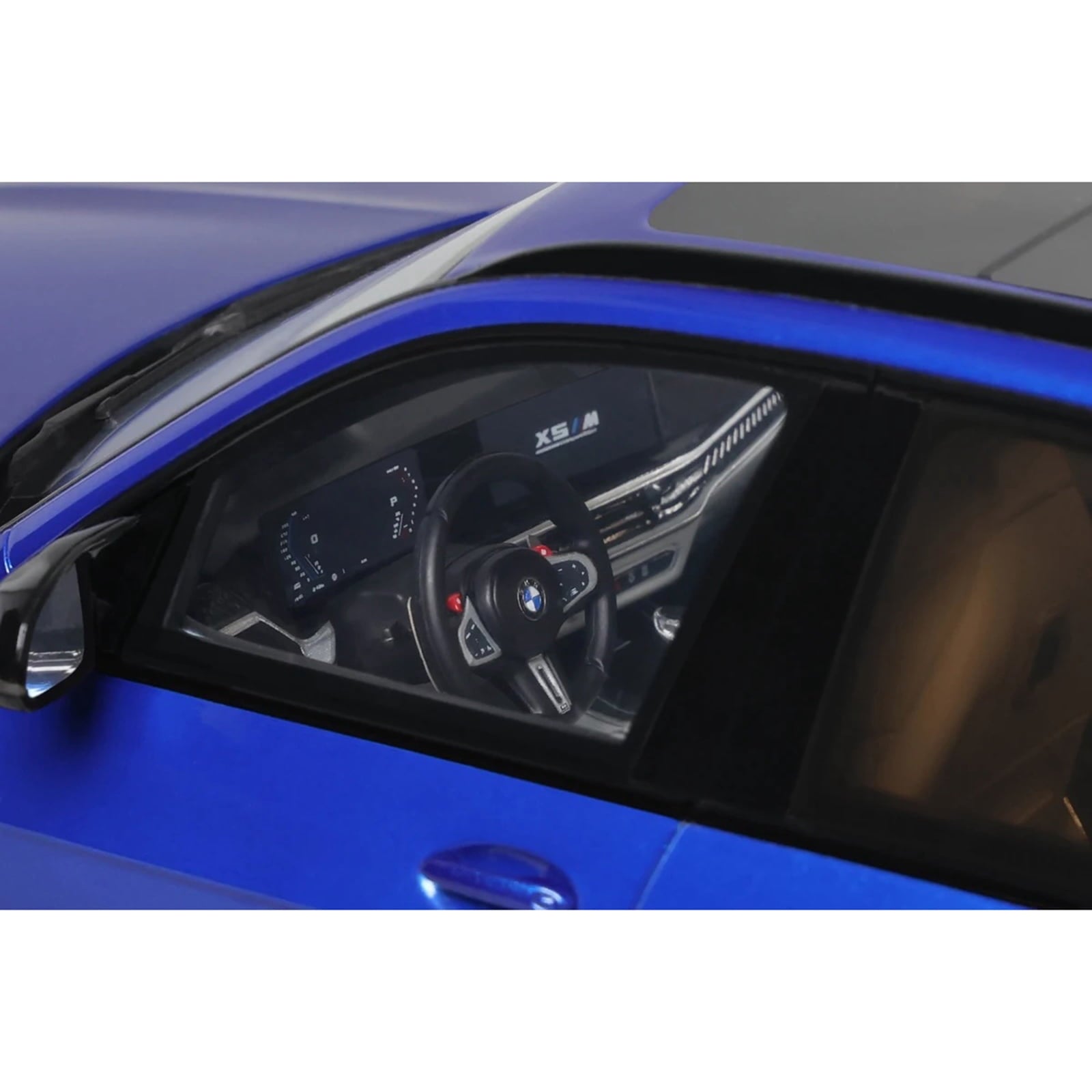 2023 BMW X5 M Competition Blue Metallic with Black Top 1/18 Model Car by GT Spirit