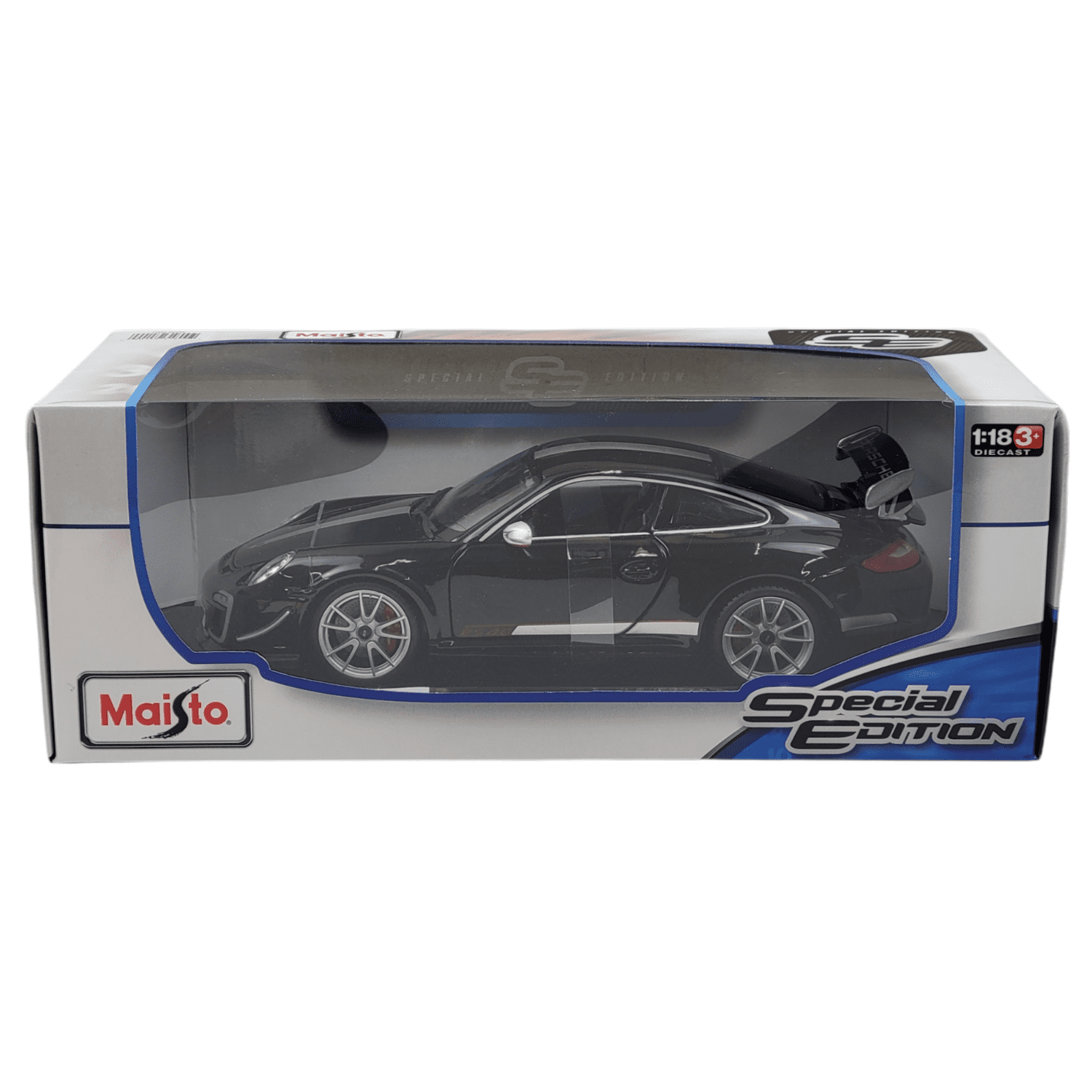 MAISTO Porsche 911 GT3 RS 4.0 Black 1:18 Scale Car Special Edition