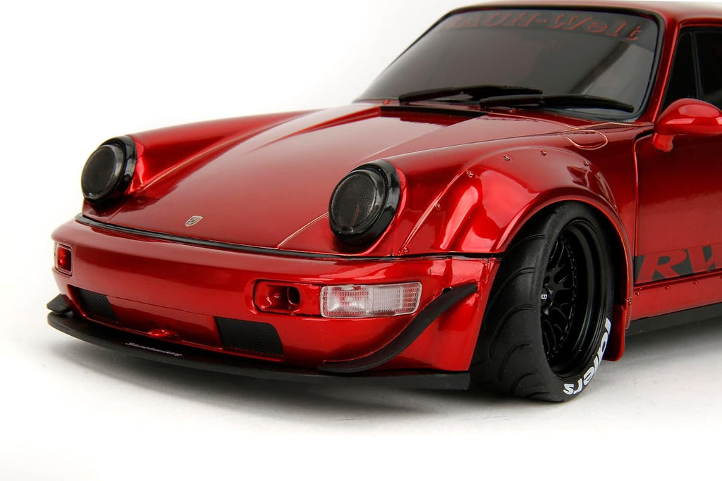 Jada Pink Slips Porsche 911 964 RWB Red Chrome 1:18
