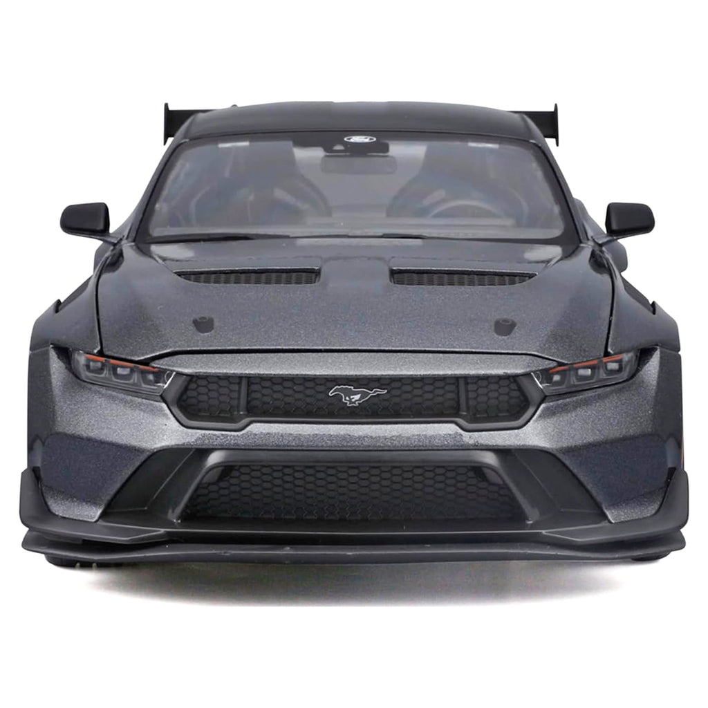 2025 Ford Mustang GTD Dark Gray Metallic with Black Top "Special Edition" Series 1/18 Diecast Model Car by Maisto