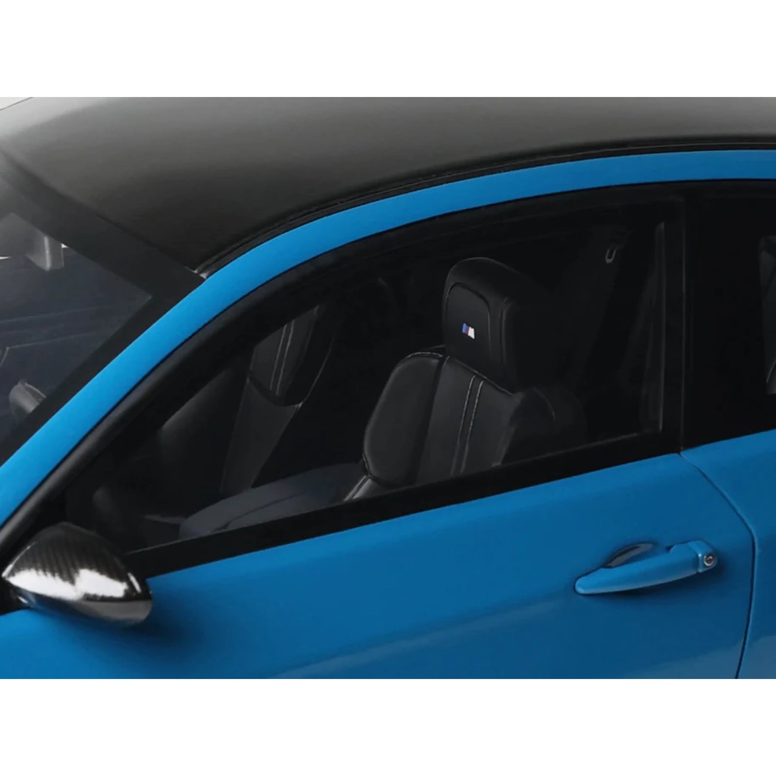 2007 BMW M3 E92 Blue Metallic with Black Top 1/18 Model Car by GT Spirit