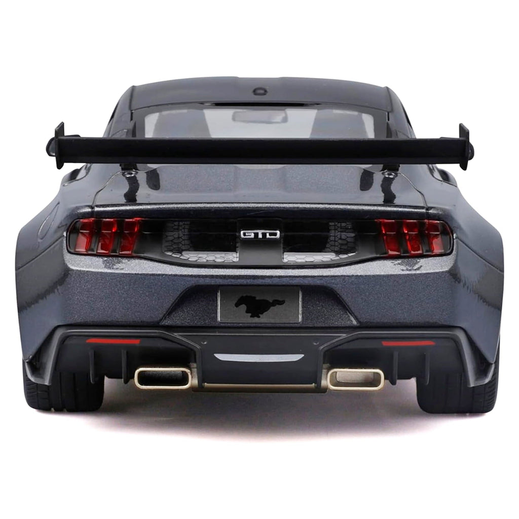 2025 Ford Mustang GTD Dark Gray Metallic with Black Top "Special Edition" Series 1/18 Diecast Model Car by Maisto