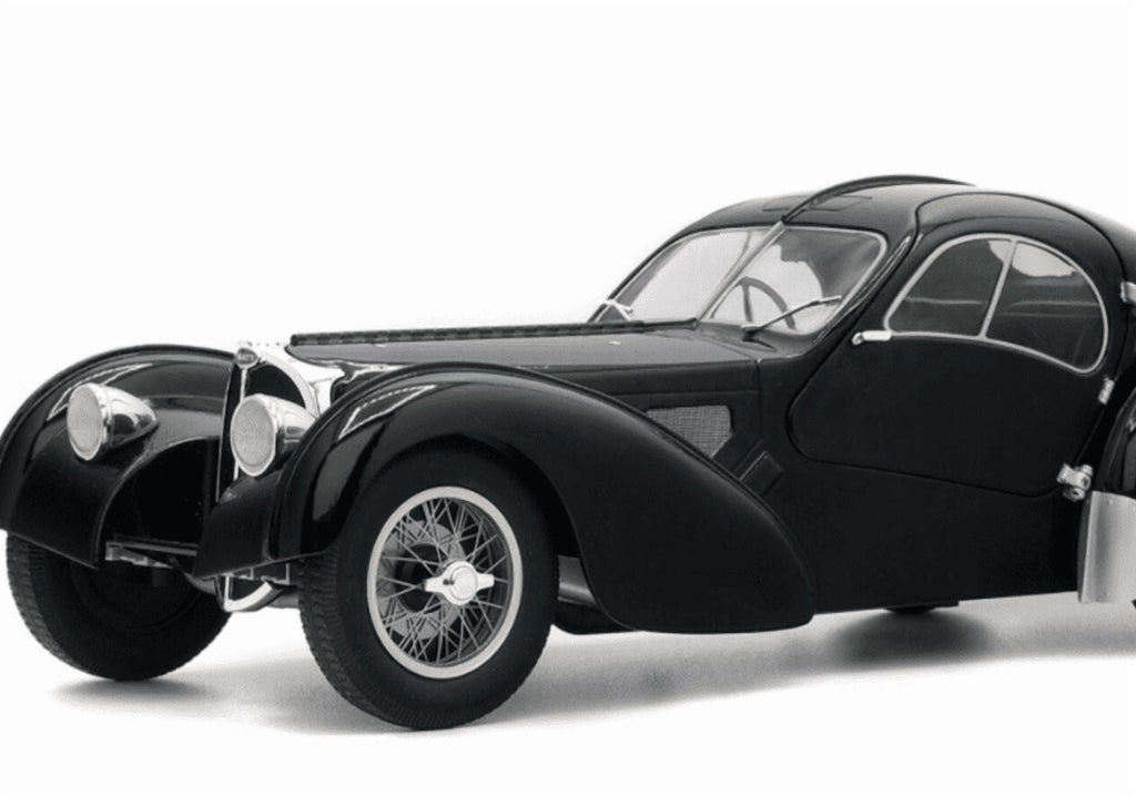 Solido 1:18 Scale 1937 Bugatti Type 57SC Atlantic â€?Diecast Model Car, Black