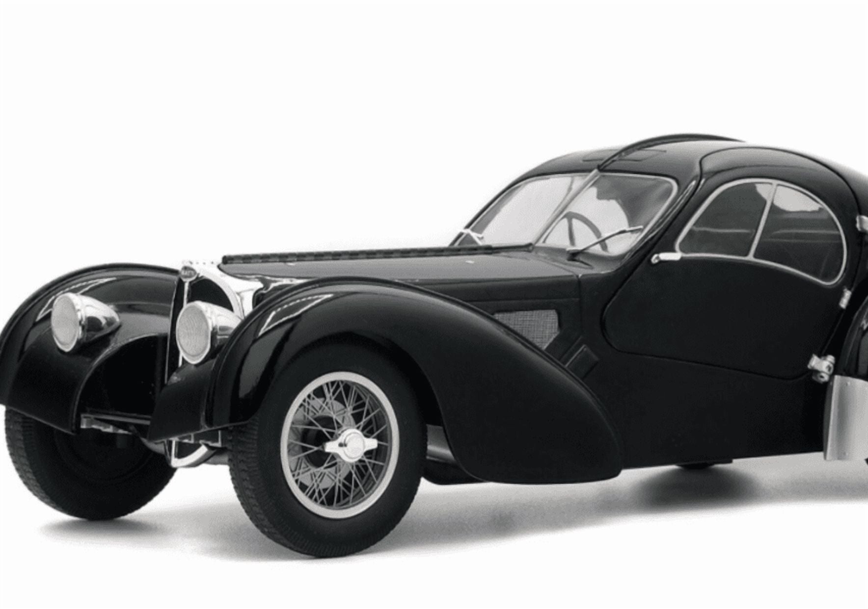 Solido 1:18 Scale 1937 Bugatti Type 57SC Atlantic â€?Diecast Model Car, Black