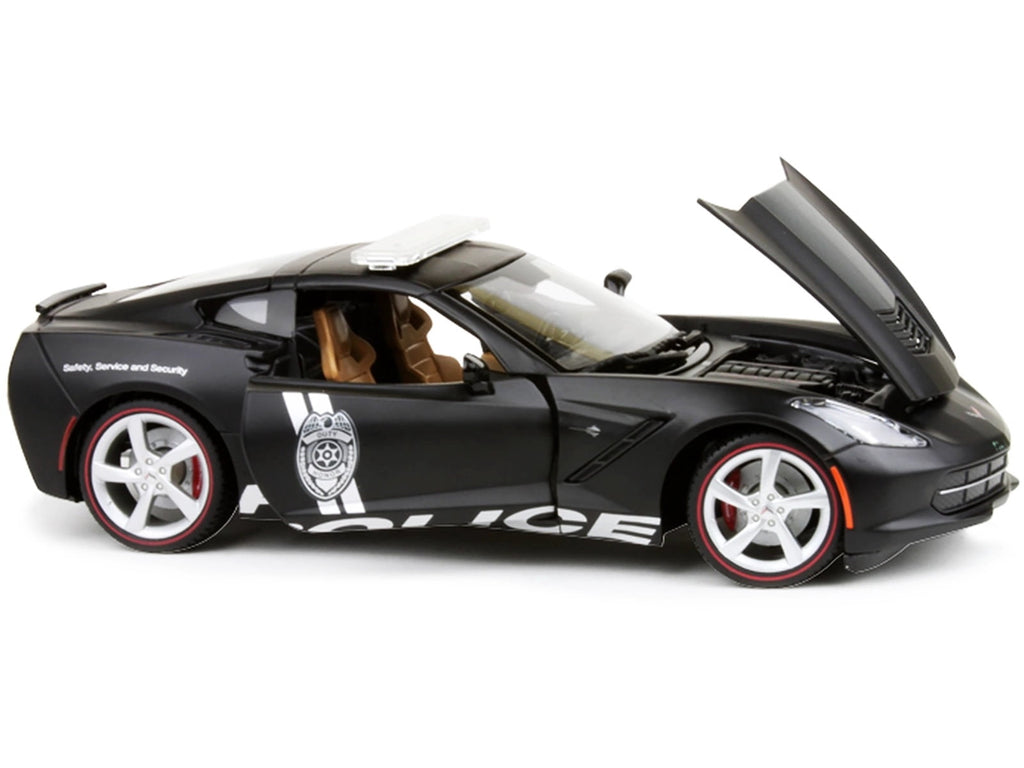 Maisto 2014 Corvette Stingray Police Diecast Vehicle (1:18 Scale)