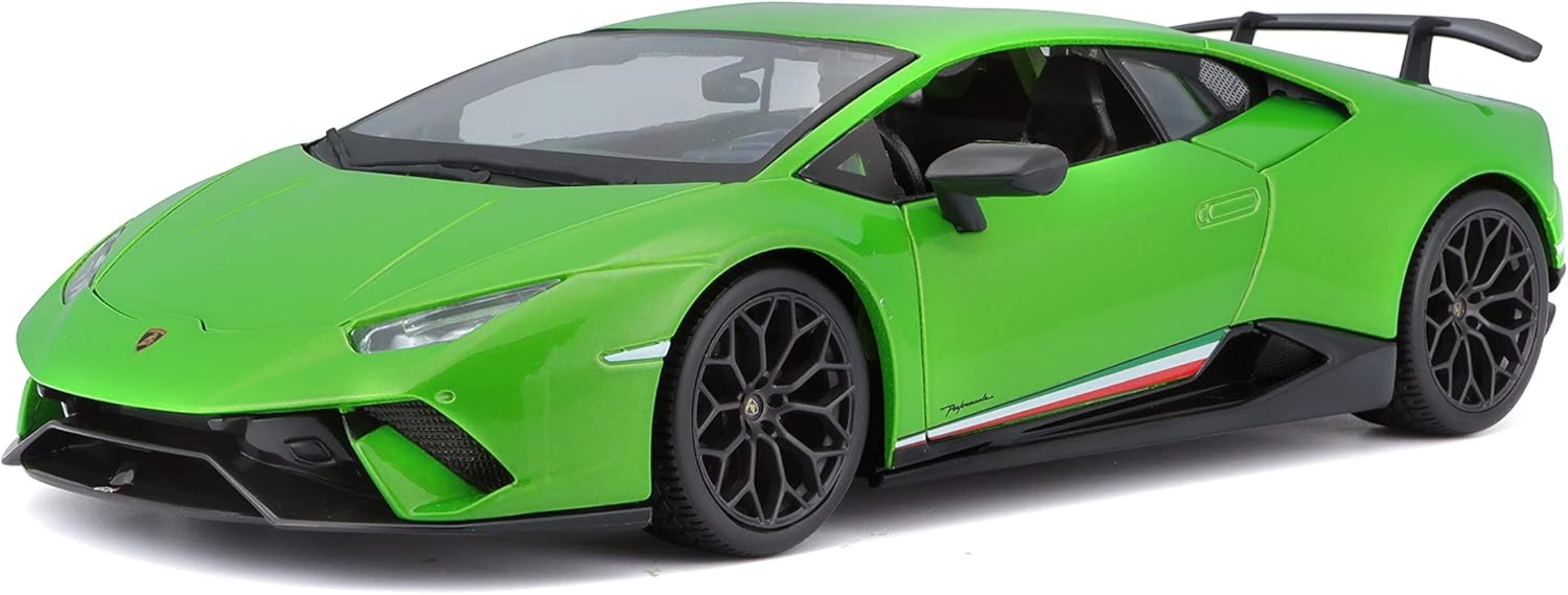 Lamborghini Huracan Performante Metallic Green 1/18 Diecast Model Car by Maisto