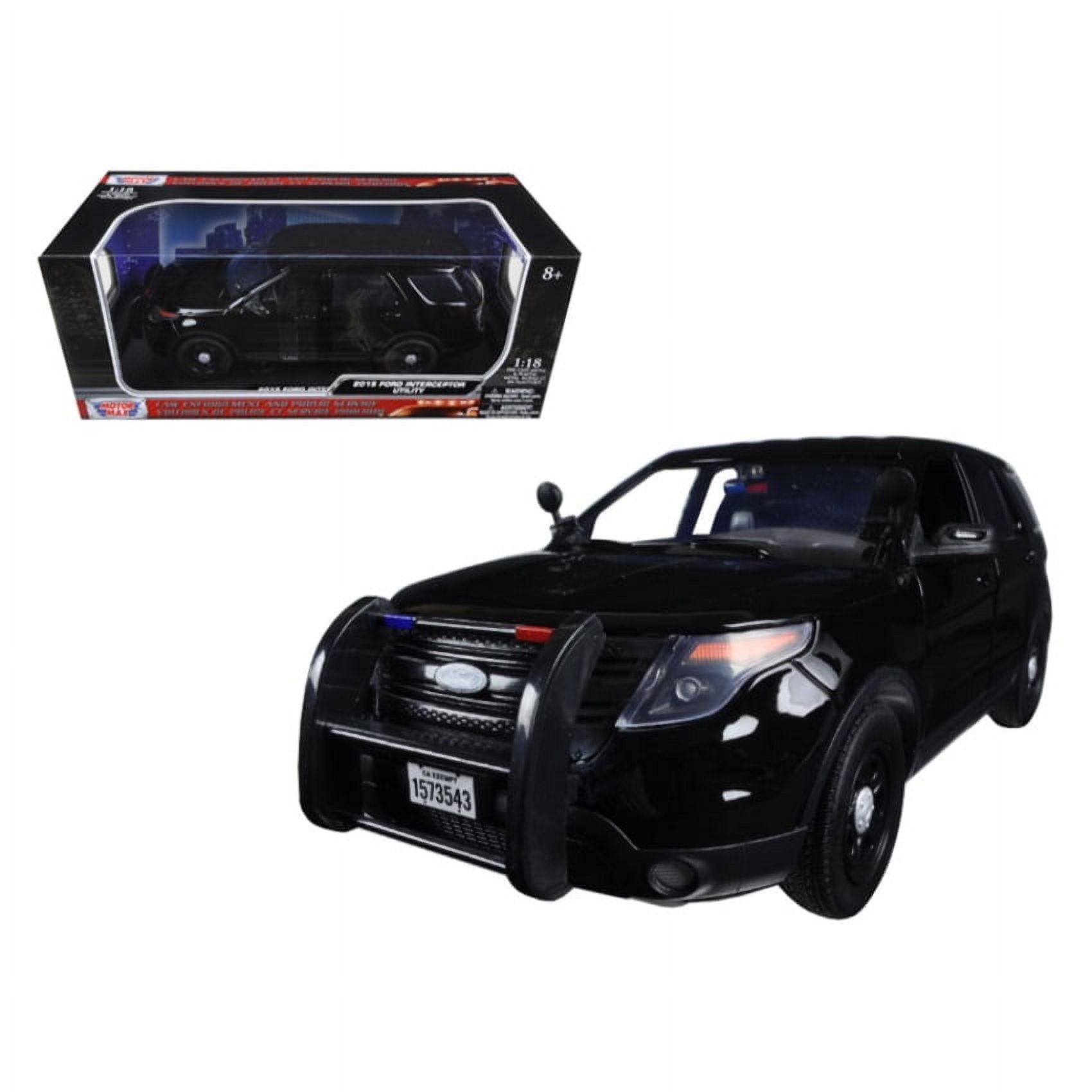 Motor Max 1:18 2015 Ford Police Interceptor Utility Diecast Vehicles