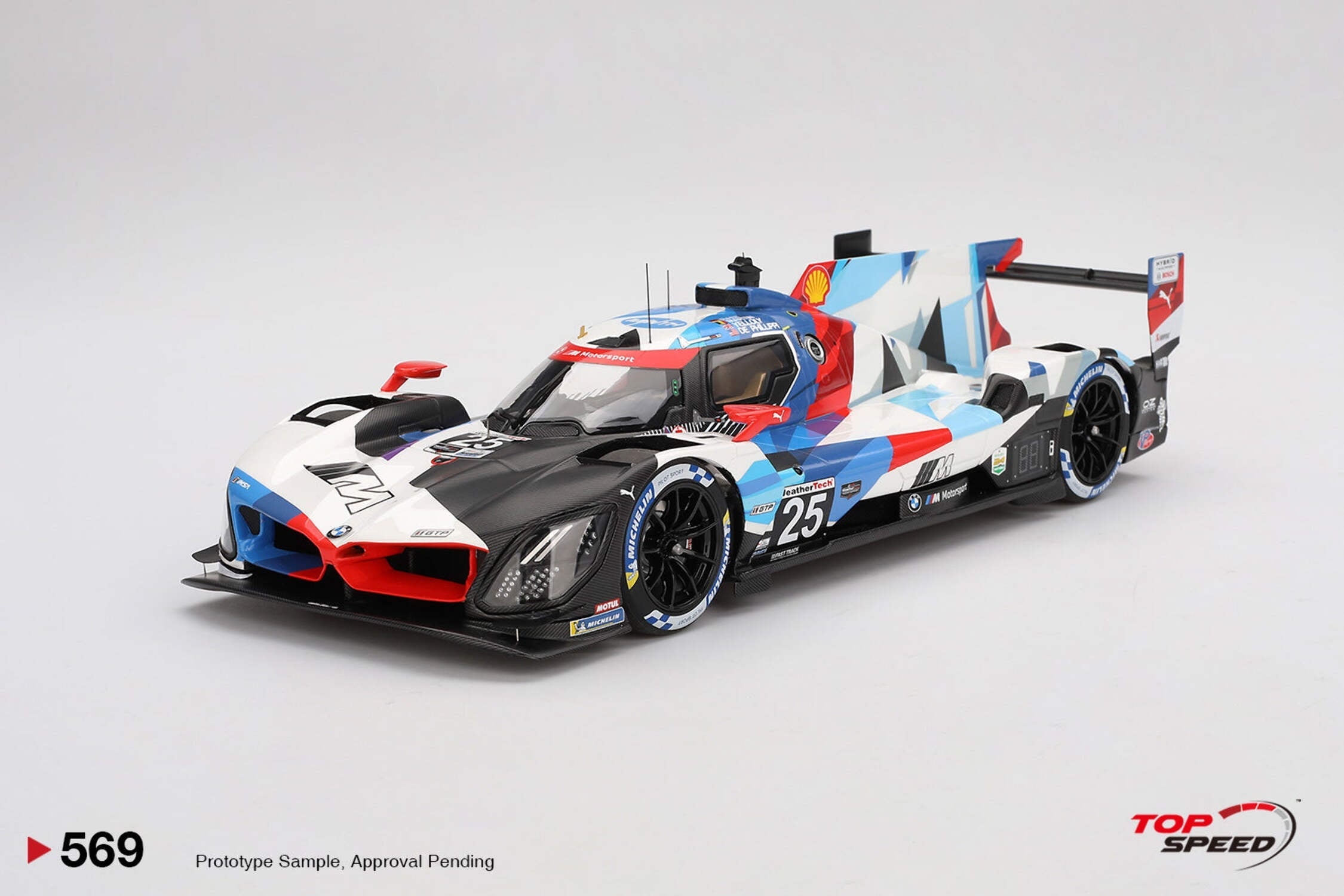 BMW M Hybrid V8 GTP #25 "BMW M Team RLL" "24 Hours of Daytona" (2024) 1/18 Model Car by Top Speed