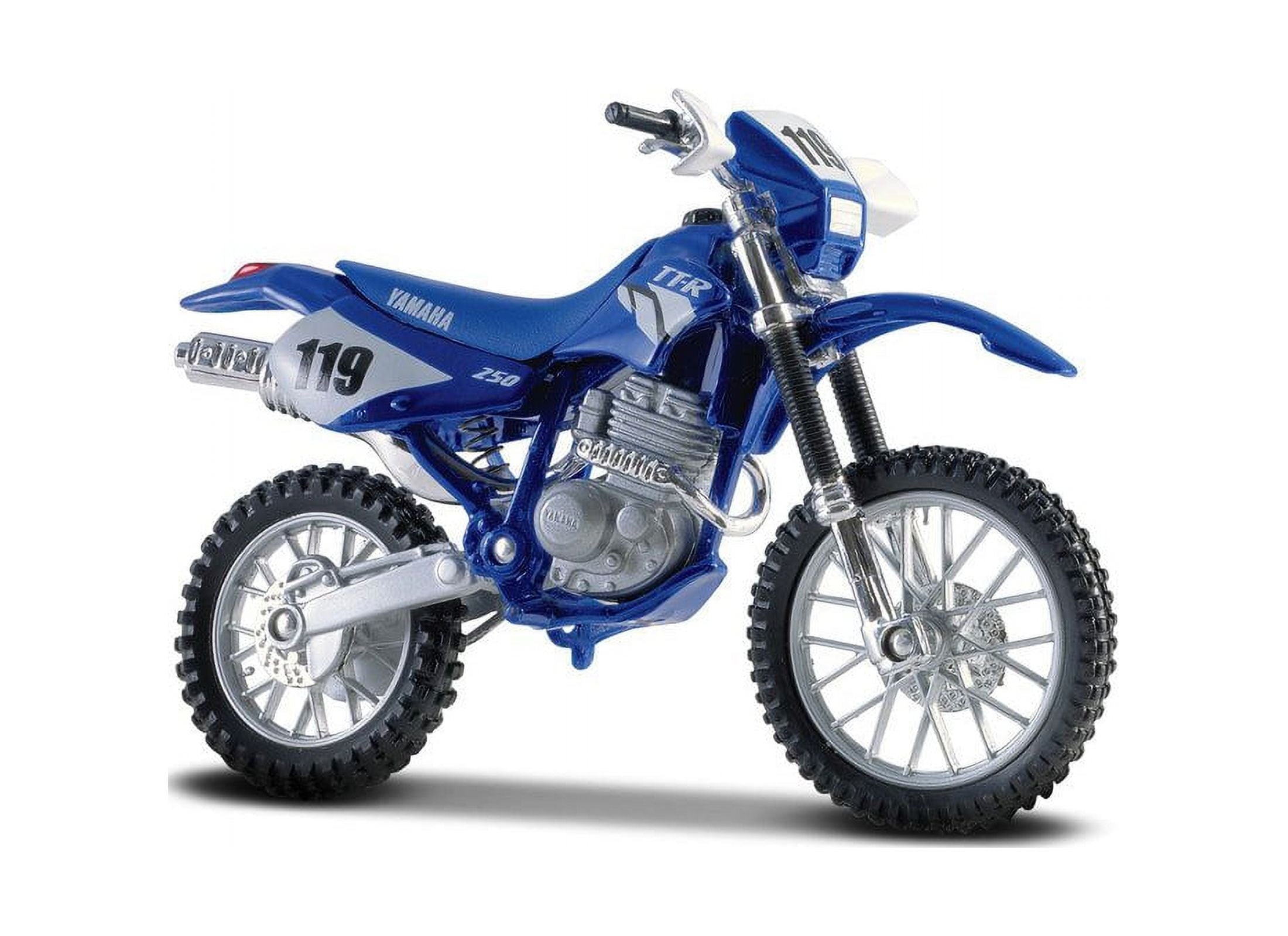 Yamaha TTR 250 Motorcycle [1:18 scale in Blue]