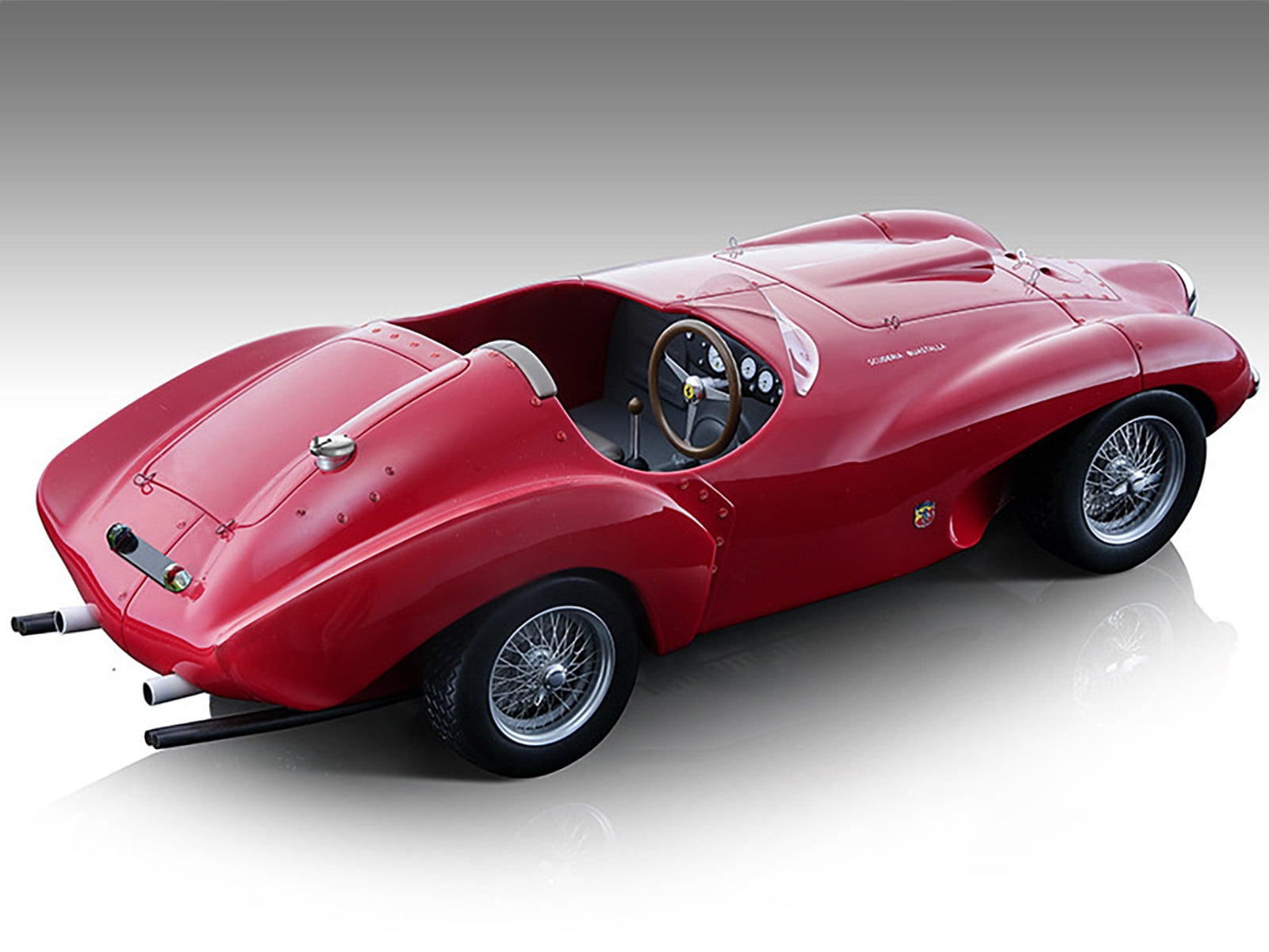 1953 Ferrari 166MM Abarth Red "Press Version" "Mythos Series" Limited Edition to 120 pieces Worldwide Model Car by Tecnomodel