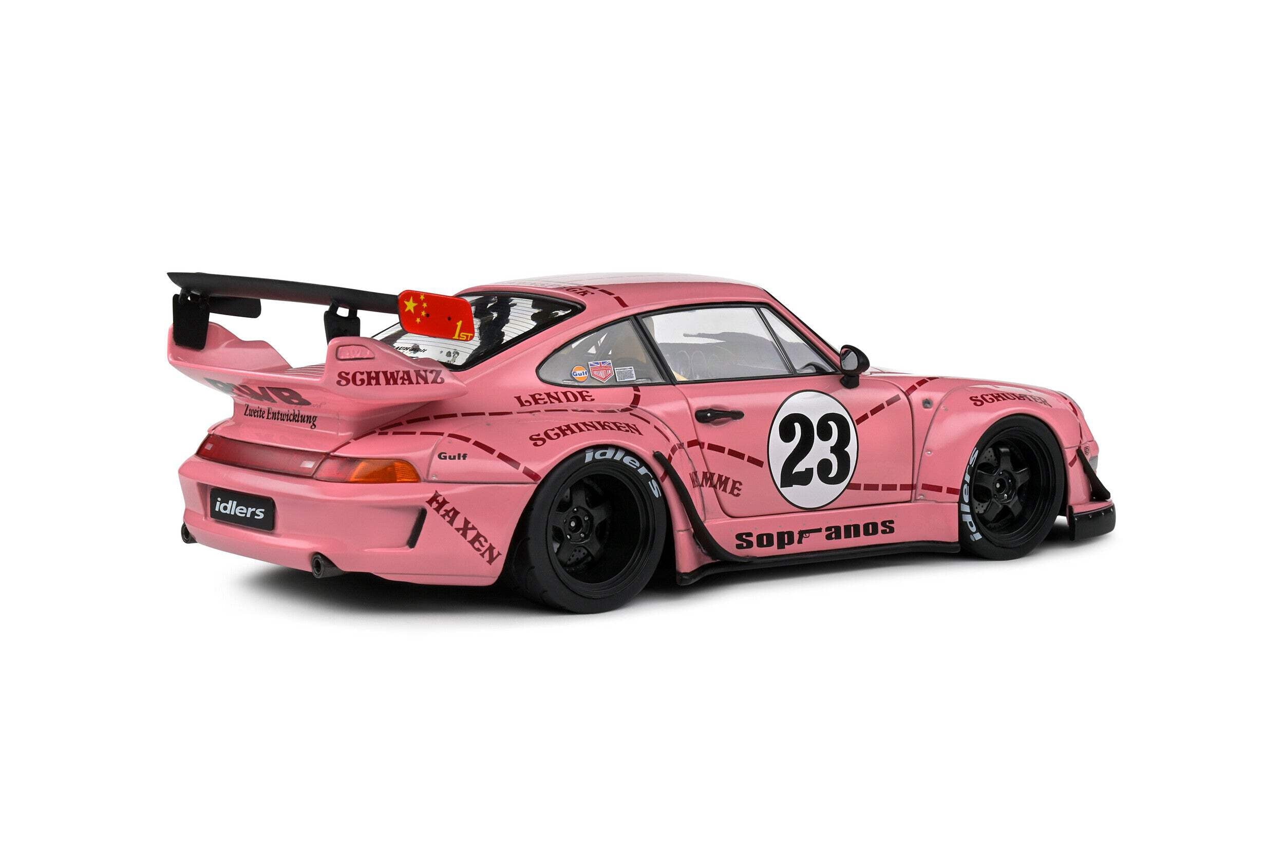 Solido 2020 Porsche 993 RWB Bodykit "Sopranos", 1:18, Pink