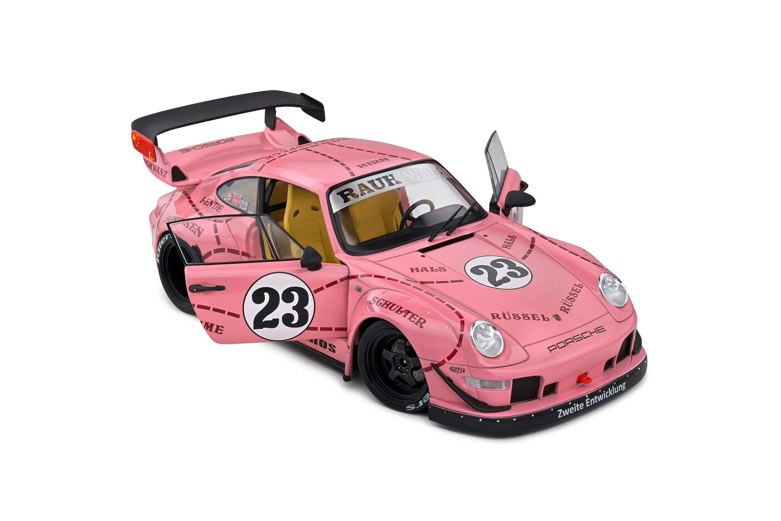 Solido 2020 Porsche 993 RWB Bodykit "Sopranos", 1:18, Pink