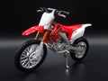 Open Box HONDA CRF450R DIRT BIKE MOTORCYCLE RED 1/18 SCALE DIORAMA DIECAST MODEL BIKE