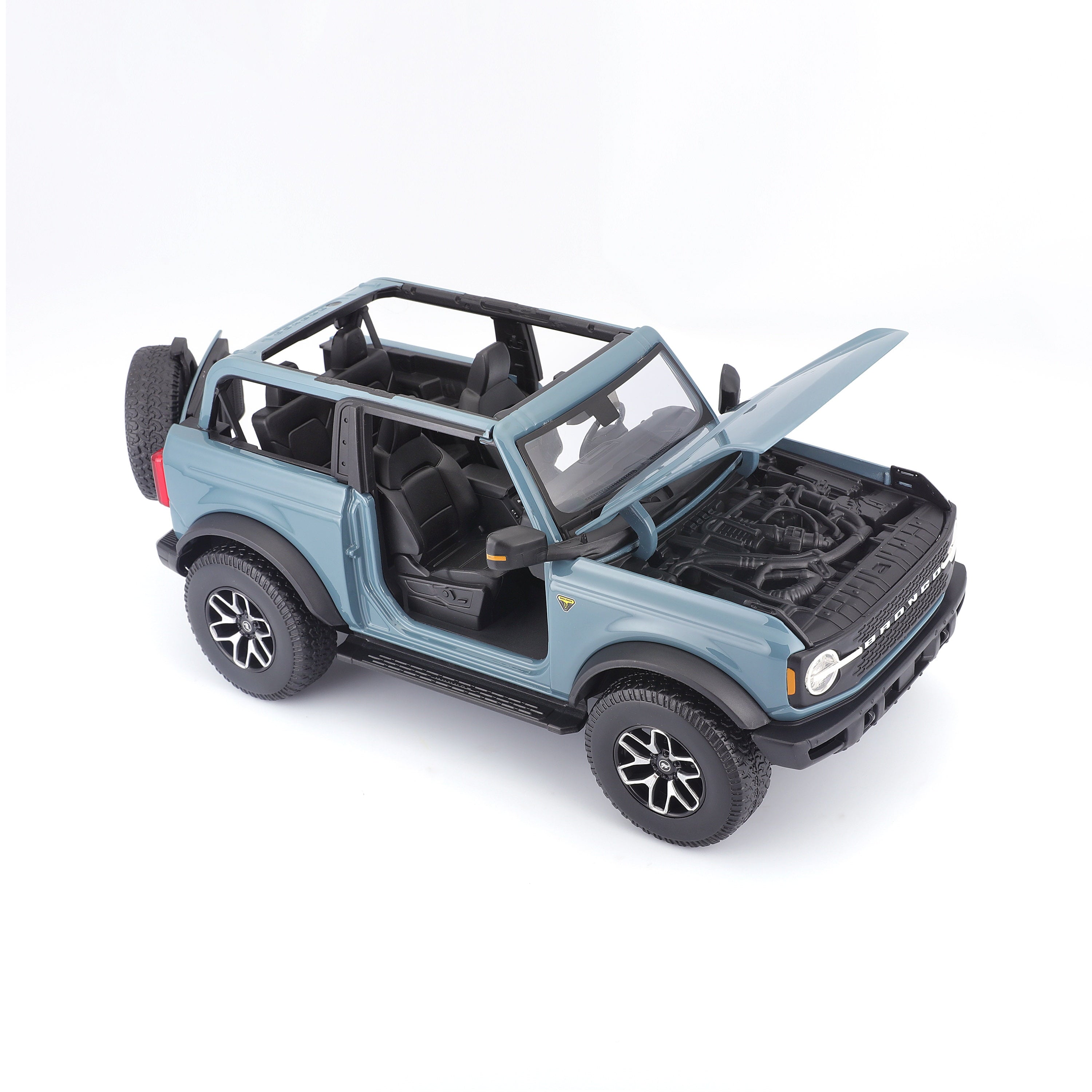 Maisto 1:18 SE 2021 Ford Bronco Badlands (without doors) Diecast Collectible Model