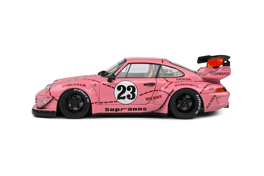 Solido 2020 Porsche 993 RWB Bodykit "Sopranos", 1:18, Pink