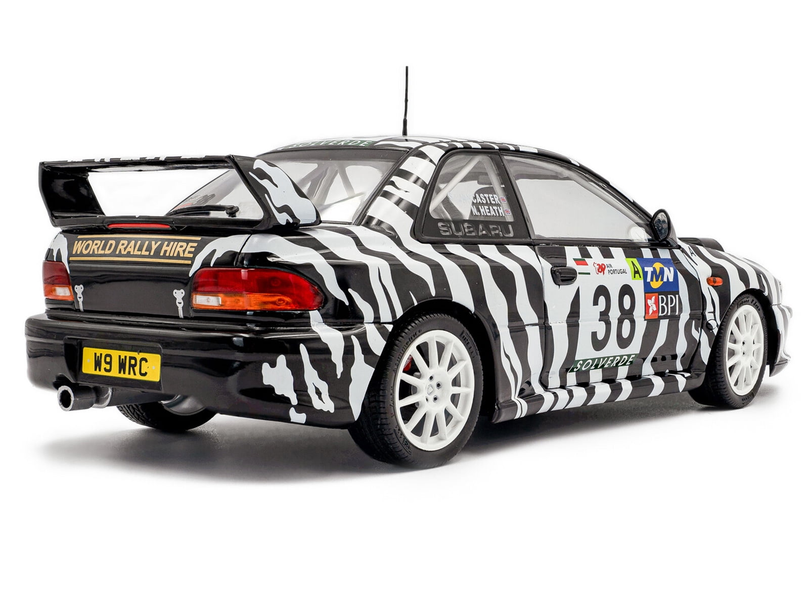 Subaru Impreza S5 WRC99 #38 "Rallye de Portugal" (2001) "Competition" Series 1/18 Diecast Model Car by Solido