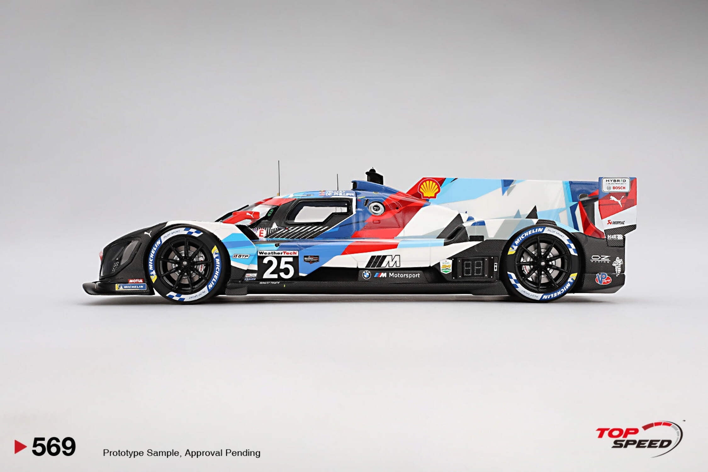 BMW M Hybrid V8 GTP #25 "BMW M Team RLL" "24 Hours of Daytona" (2024) 1/18 Model Car by Top Speed