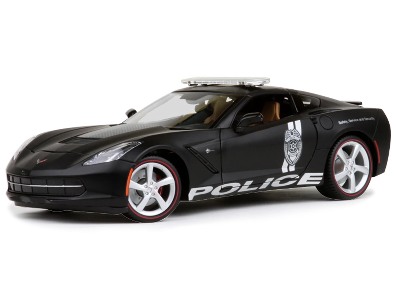 Maisto 2014 Corvette Stingray Police Diecast Vehicle (1:18 Scale)