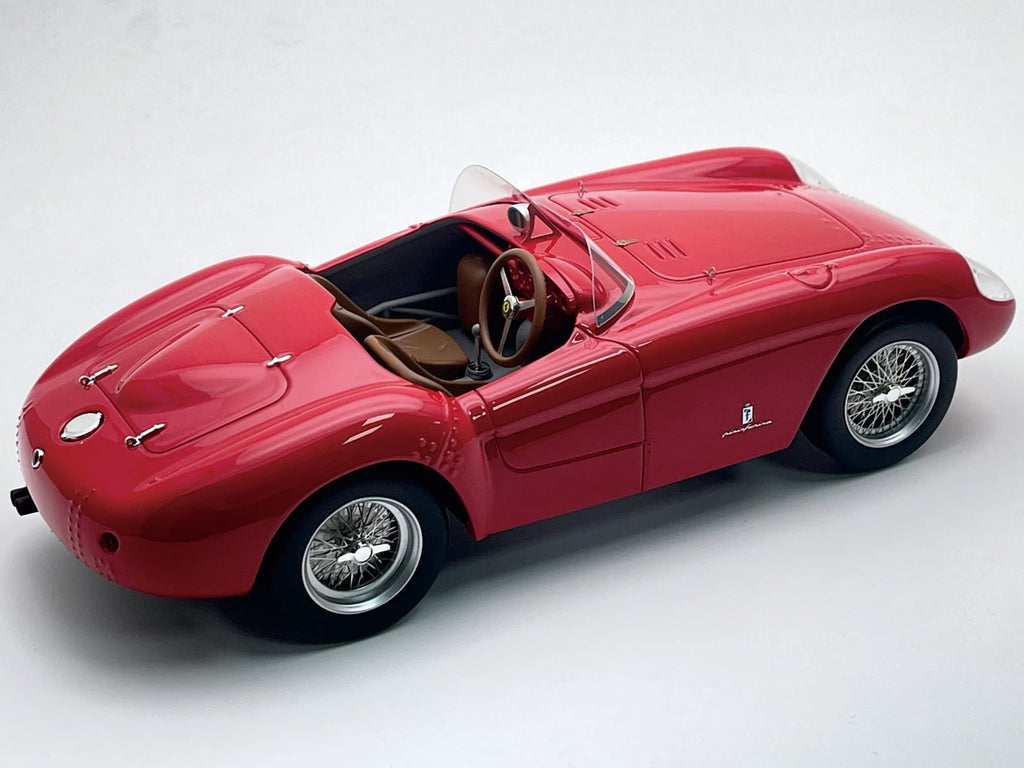 Ferrari 500 Mondial "Press Version 1958" Rosso Corsa Red "Mythos Series" with Display Case Ltd Ed 1/18 Model Car by Tecnomodel.