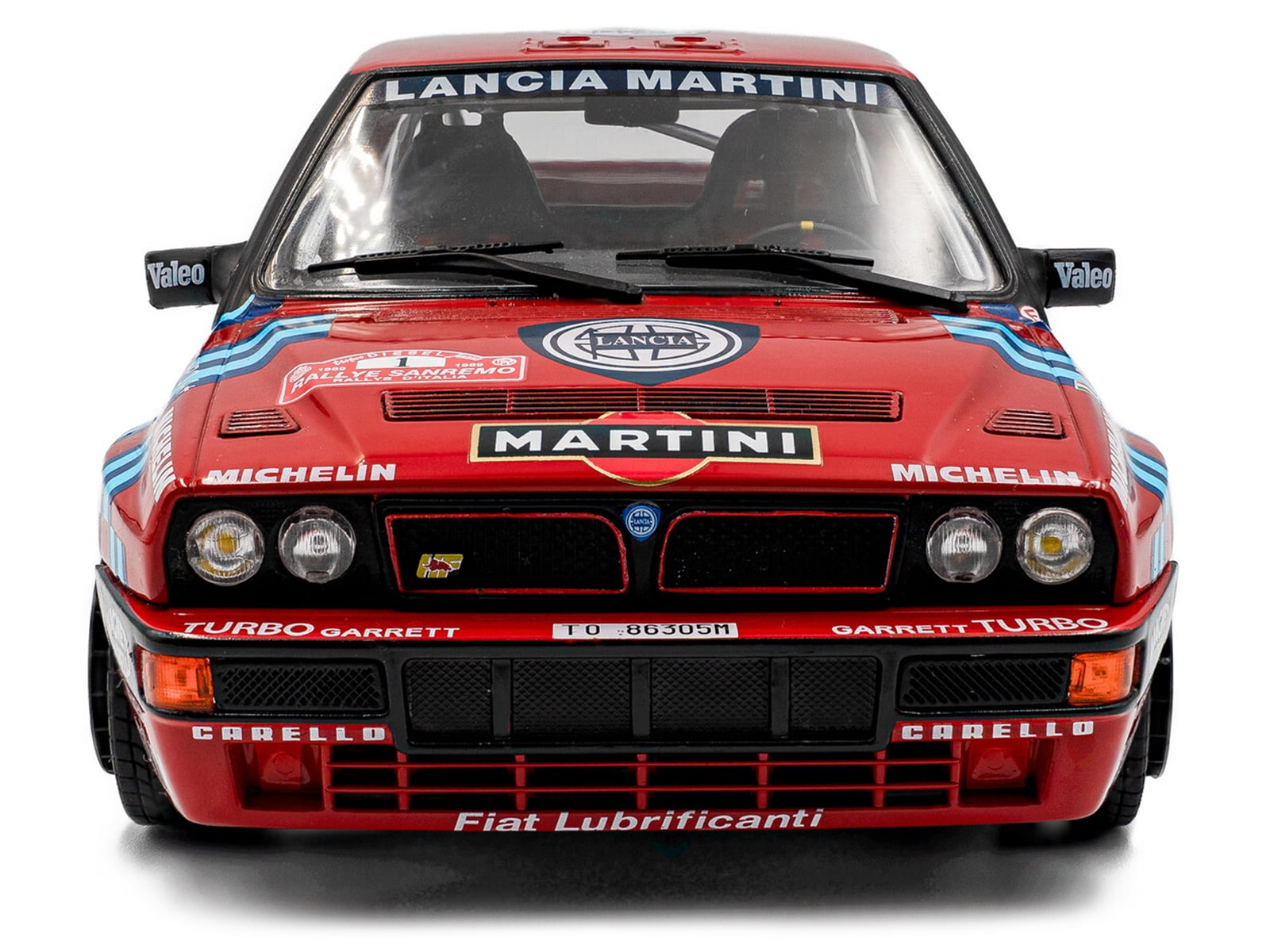 Lancia Delta HF Integrale #1 Winner "Rally Sanremo" (1989) "Competition" Series 1/18 Diecast Model Car by Solido