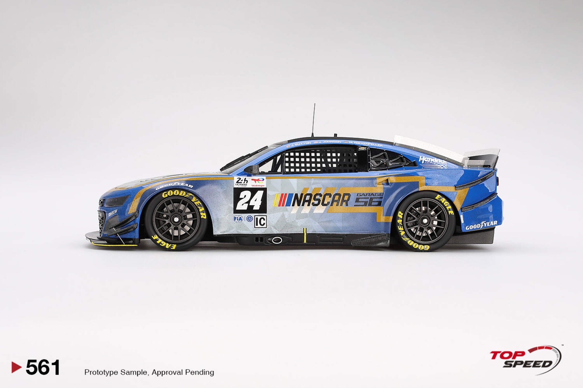 Chevrolet Camaro ZL1 #24 (Weathered Version) "Hendrick Motorsports" Innovative "24 Hrs Le Mans" 2023 1/18 Model Car by Top Speed