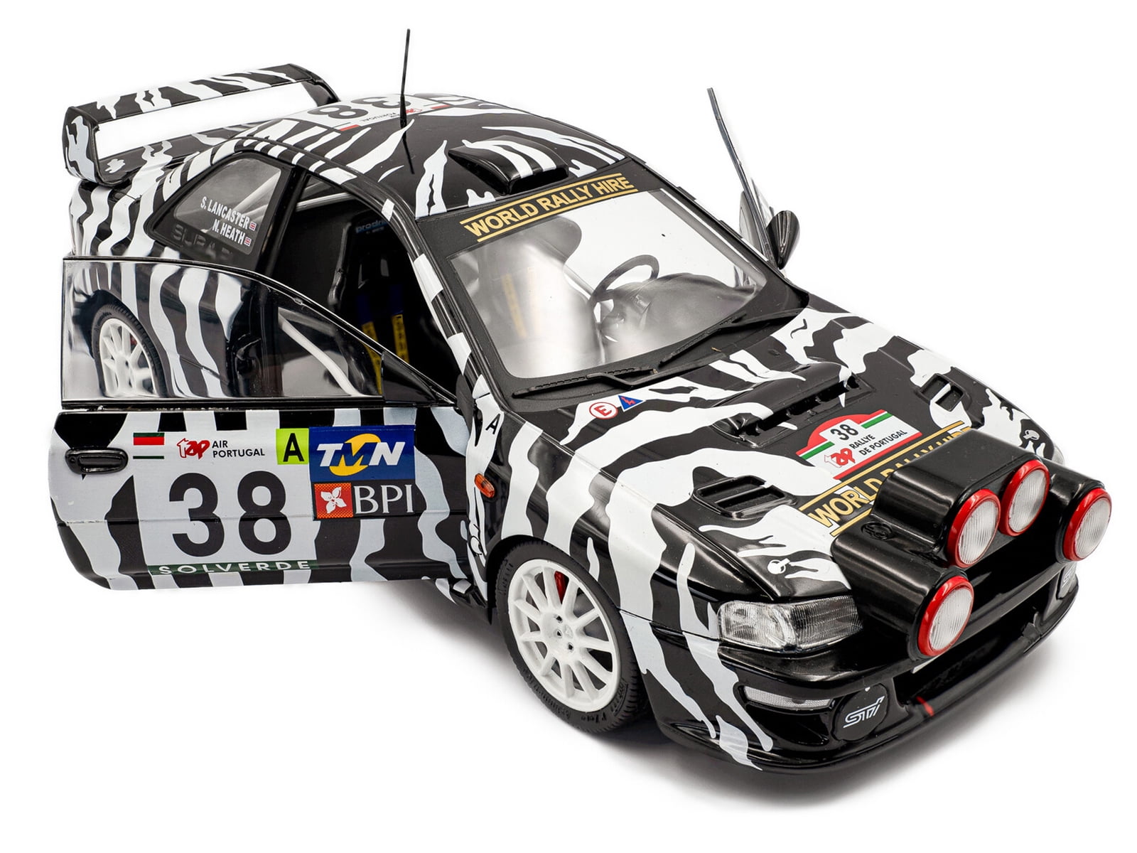 Subaru Impreza S5 WRC99 #38 "Rallye de Portugal" (2001) "Competition" Series 1/18 Diecast Model Car by Solido