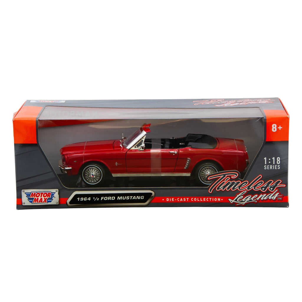 1964 1/2 Ford Mustang Convertible Cream 1/18 Diecast Car Model by Motormax