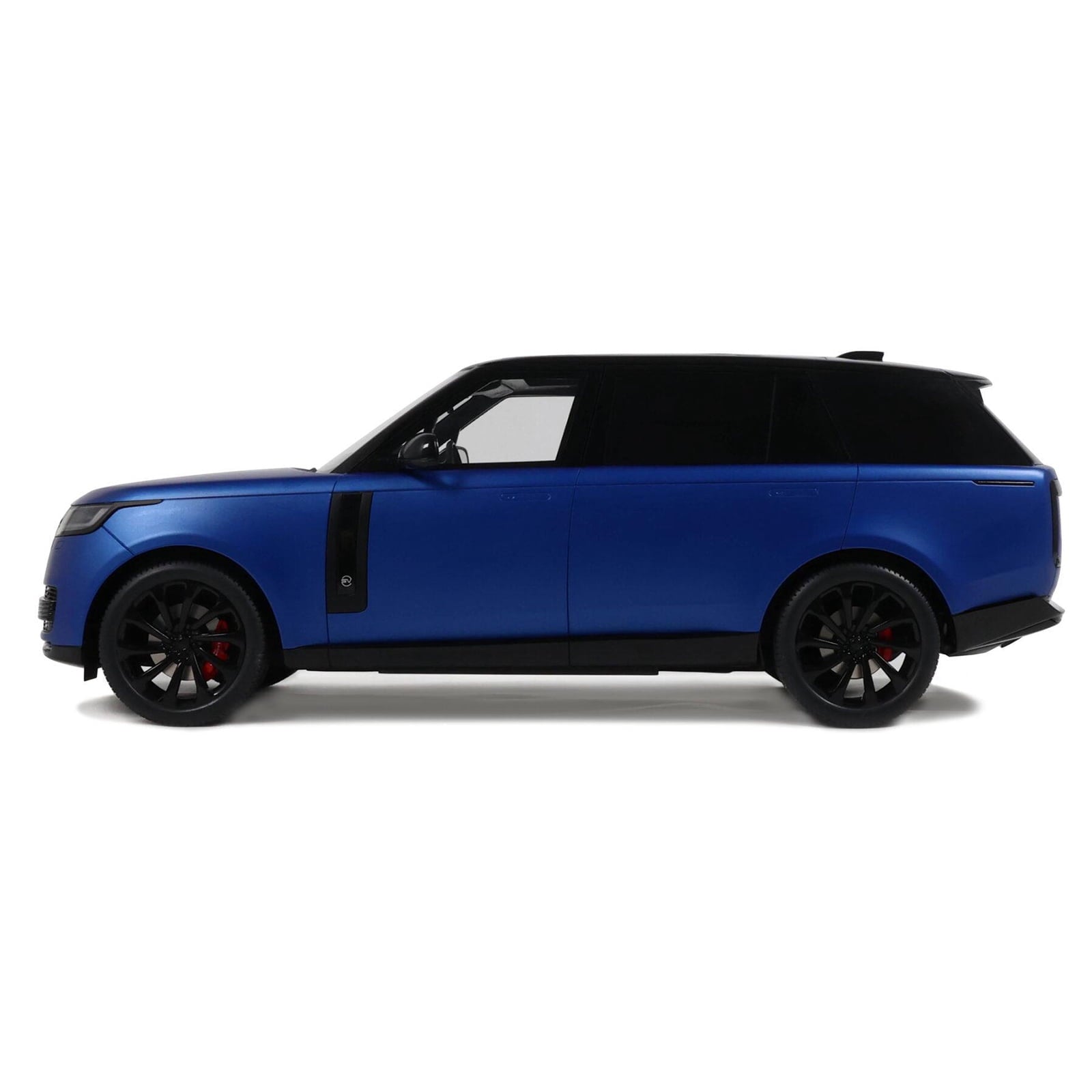 2024 Range Rover P615 SV Blue Metallic with Black Top 1/18 Model Car by GT Spirit