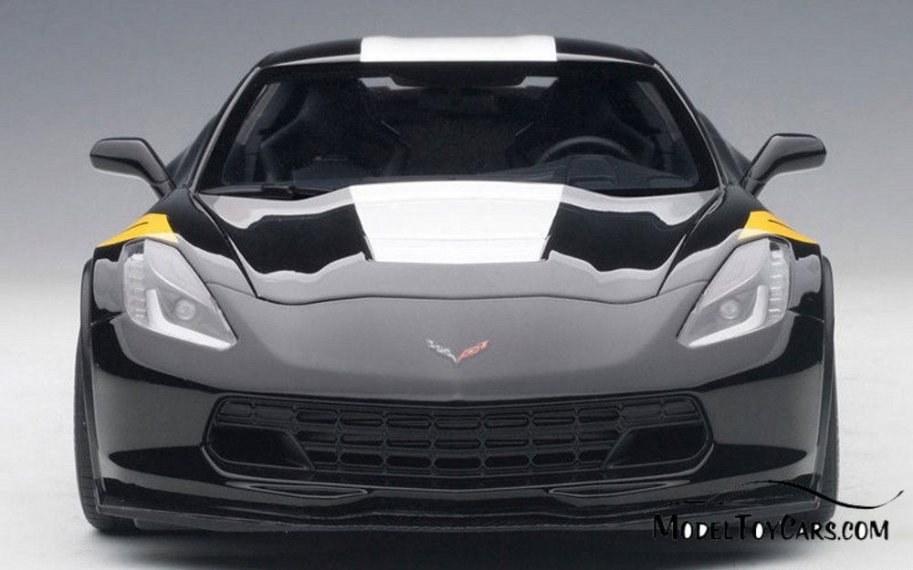 2017 Chevy Corvette C7 Grand Sport, Black - AutoArt 71273 - 1/18 Scale Collectible Diecast Vehicle Replica